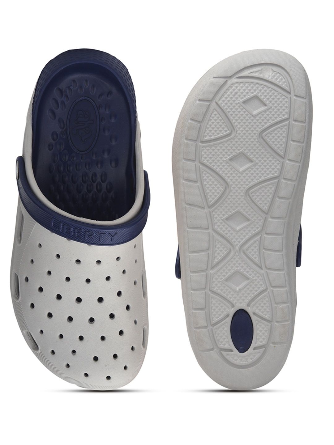 Liberty A-Ha LPMXT-800 Men's Grey Sling Back Clogs - 40