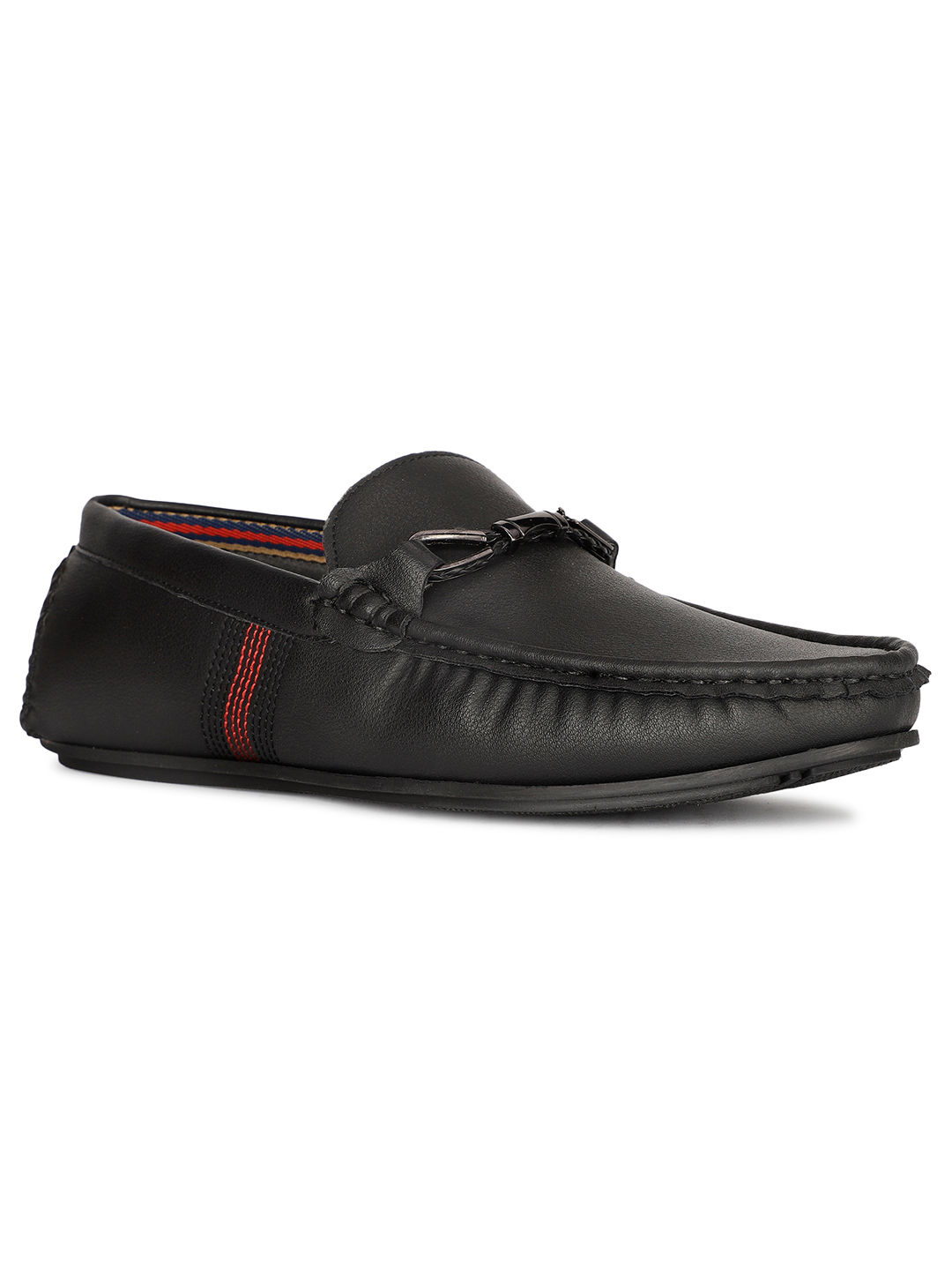 Bata Red Label Black Loafer For Men - 7