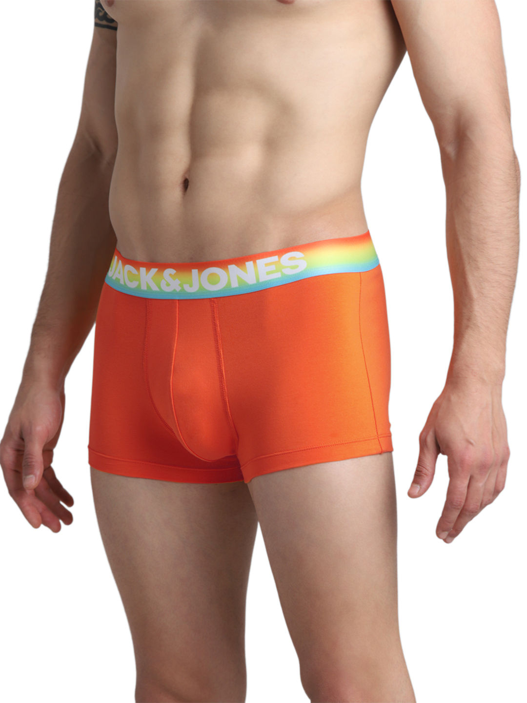 JACK & JONES Camper Trunk Cyber Yellow & Exotic Orange - L