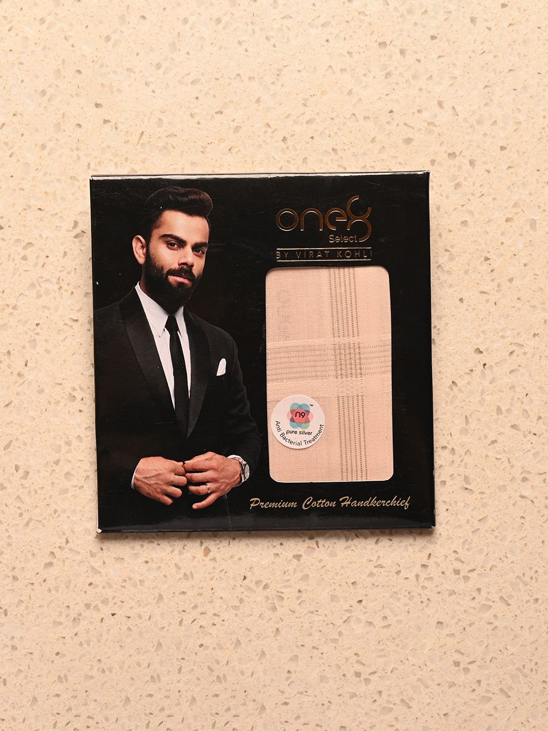 One8 Men's Solid Cotton Handkerchief | Assorted