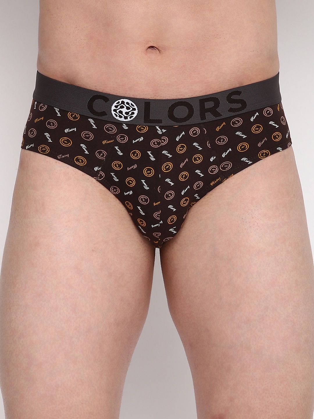 Rupa Colors Men's Mini Brief Printed Style 106 Assorted - 80 cm