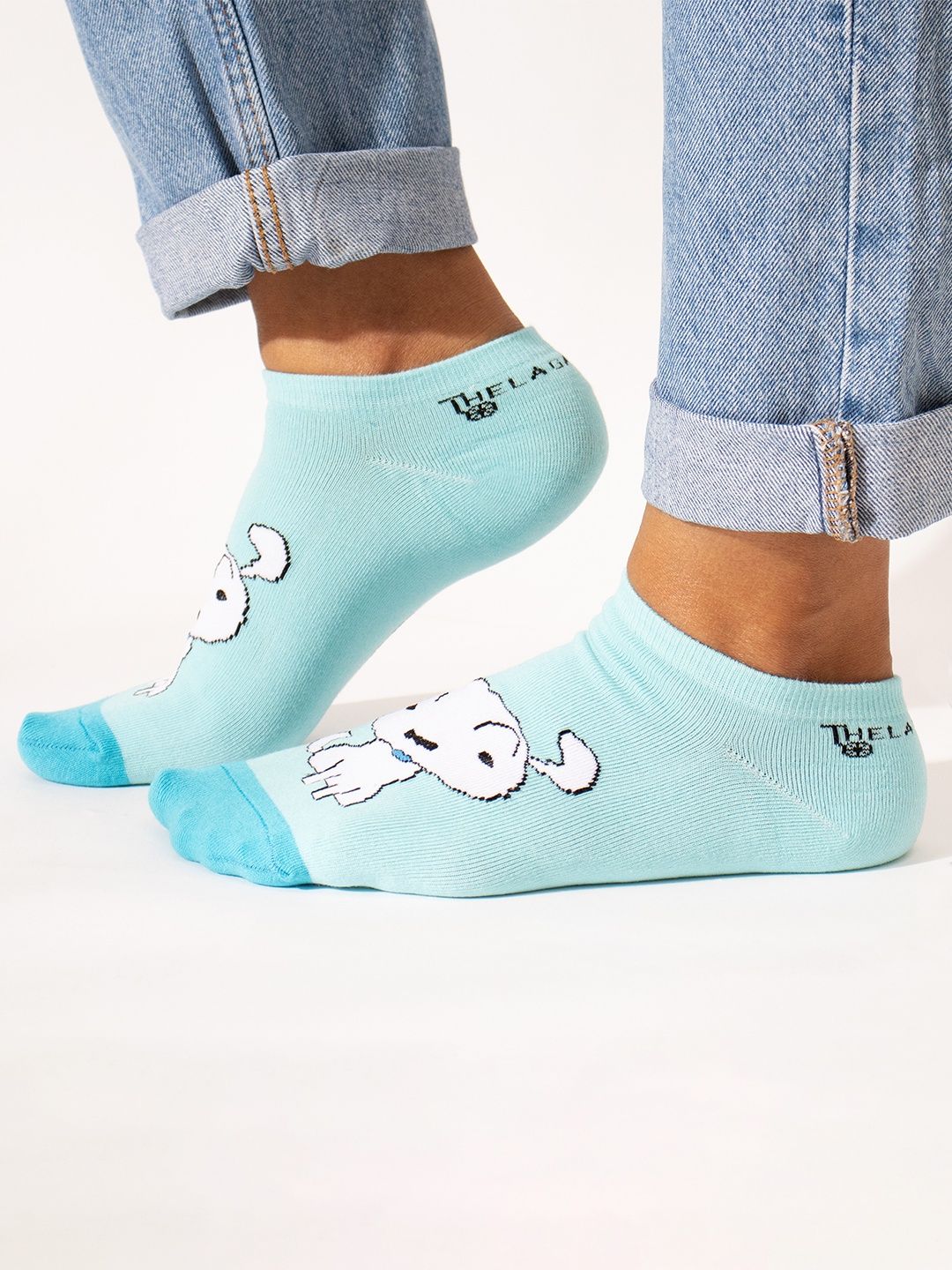 Thela Gaadi Unisex 78% Cotton, 17% Spandex, and 5% Elastic Ankle Socks | Assorted - Free Size