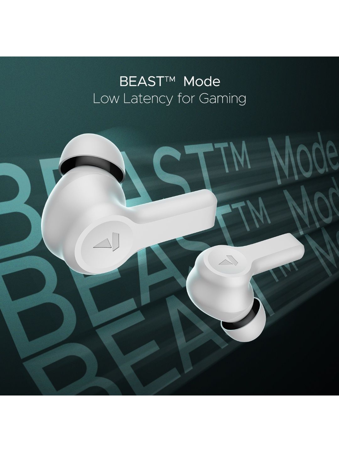 boAt Airdopes Flex 454 Anc Tws Earbuds W/smart Features, Anc, 60hrs Playback(Zinc White)
