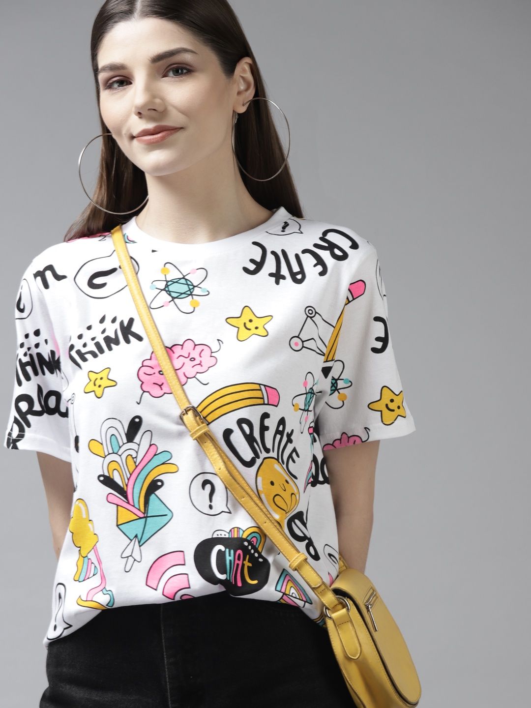The Dry State Women's White T-shirts WTSH | 1112A | L
