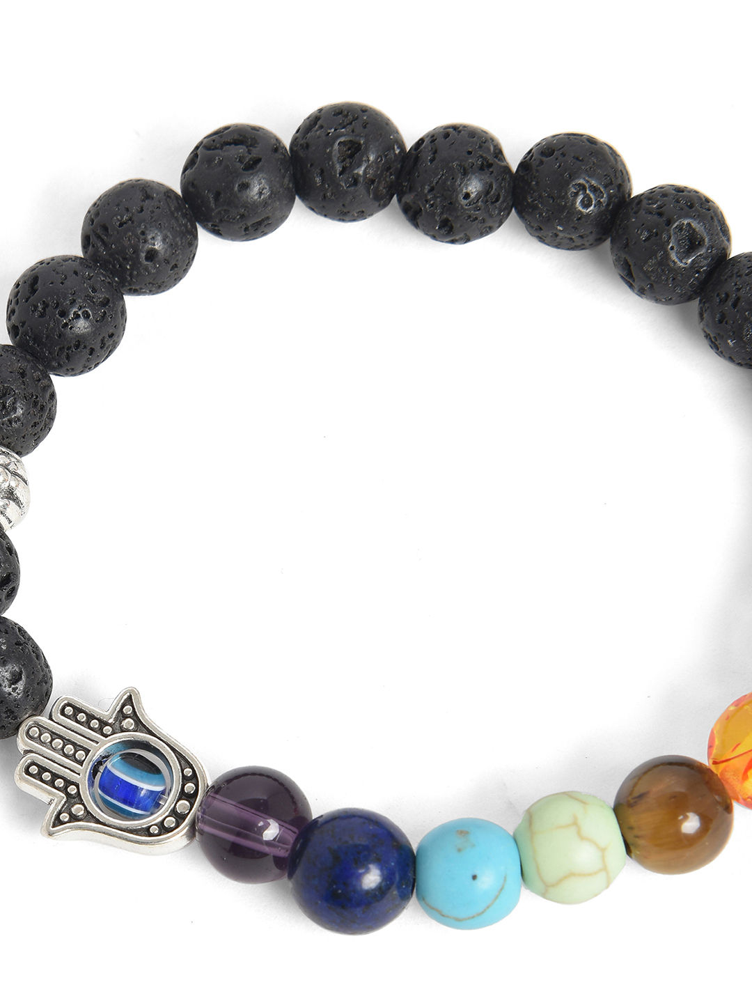 Sohi Men Black Blue Bracelet