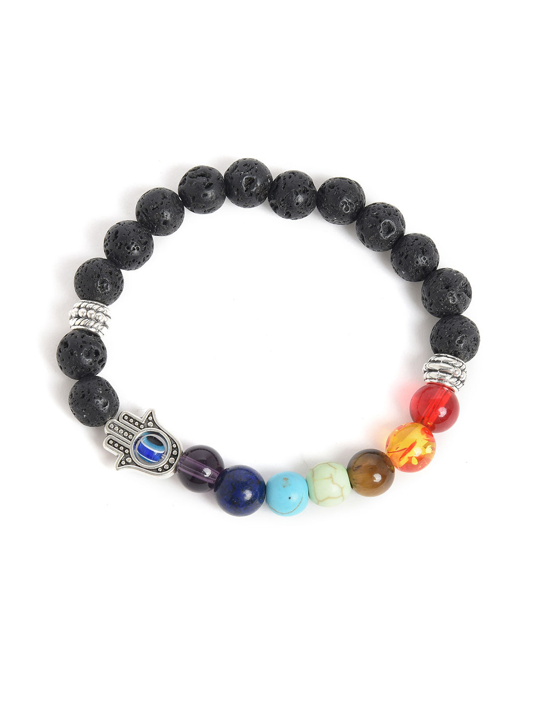 Sohi Men Black Blue Bracelet