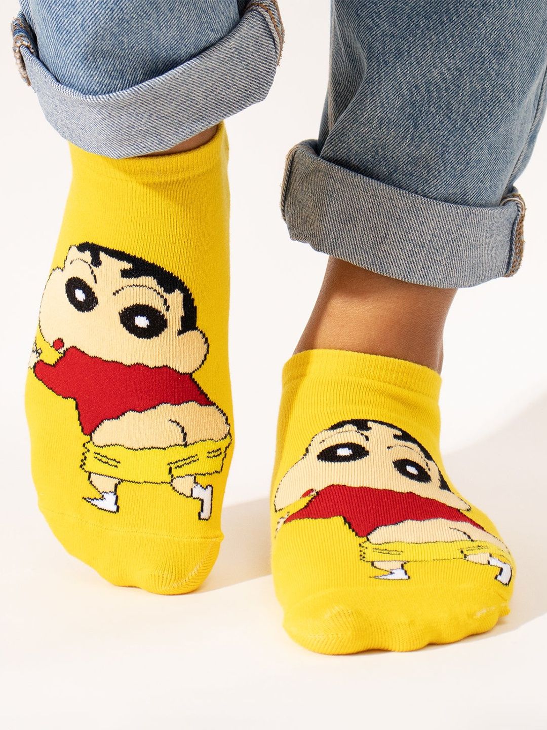 Thela Gaadi Unisex 78% Cotton, 17% Spandex, and 5% Elastic Ankle Socks | Assorted - Free Size