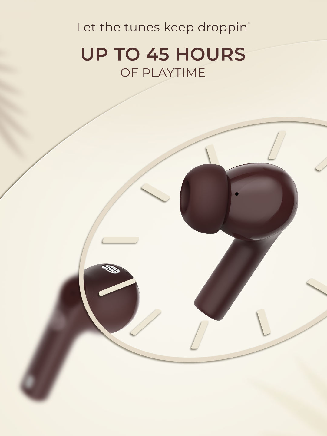 Noise Buds Nero Truly Wireless Bluetooth Earbuds - Deep Wine