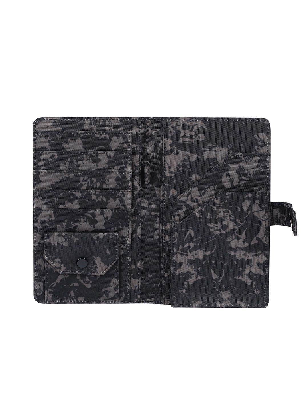 Wildcraft Unisex Camouflage Faux Leather Passport Holder | Camo - L