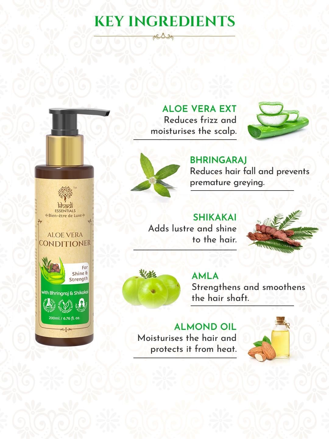 Khadi Essentials Coconut Conditioner With Argan & Arnica