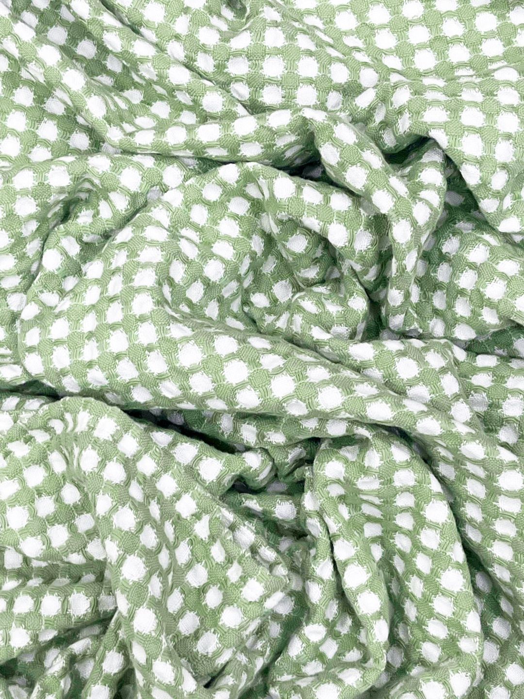 Nautica Designer Waffle Cotton Towels- Soft, Bath Towel size | odyssey) waffle-sage