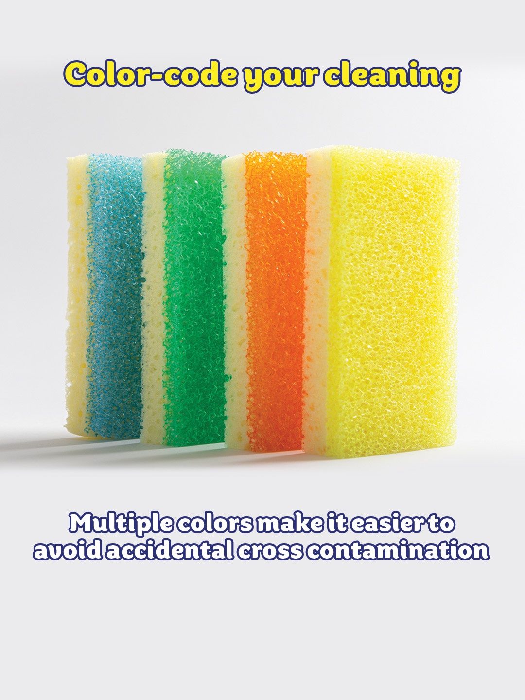 Cif Sponge Daddy Dual-Sided Multipurpose Cleaning Sponge & Scrub Pad | Pack of 2