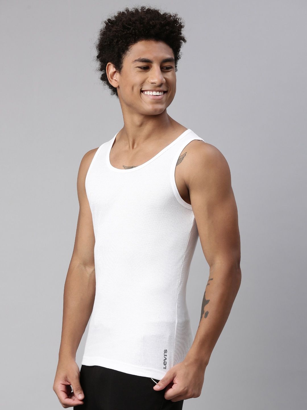 Levi's 013 Men's Rib Vest | White | XL