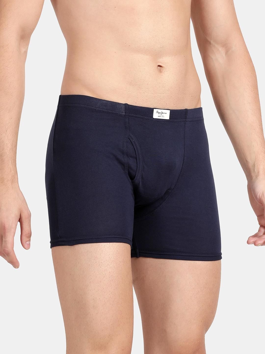 Pepe Jeans Men's Trunk - S | Cotton Blend | Sweat-Resistant | Blue