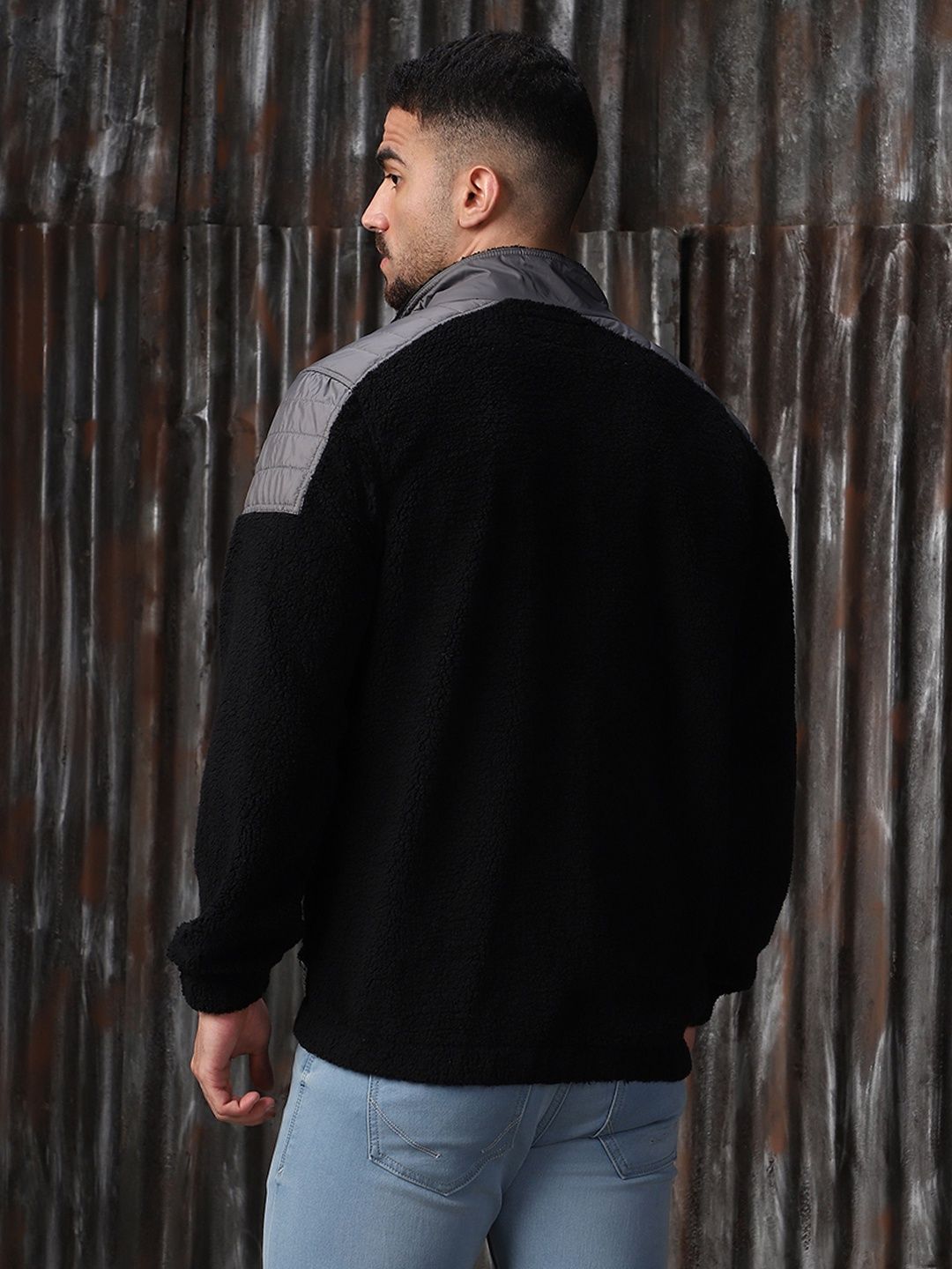 High Star Men's Printed Sweatshirt | Black - XL