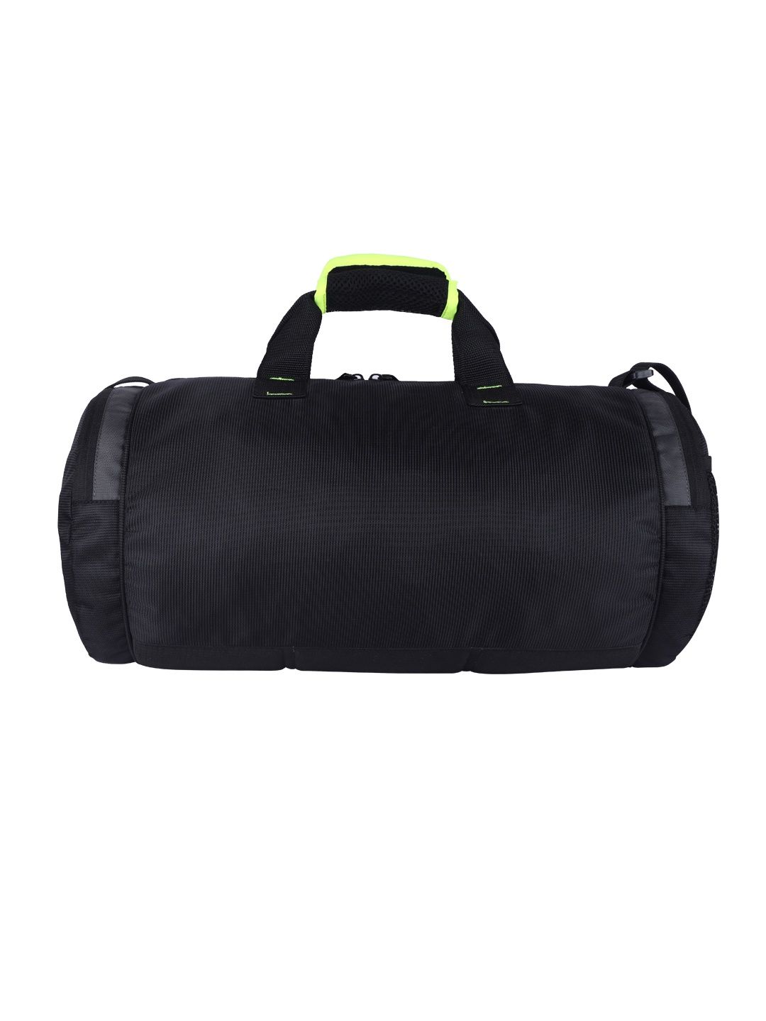 Gear Unisex Solid Polyester 22 L Top Handle Duffle Bag | Black and Grey