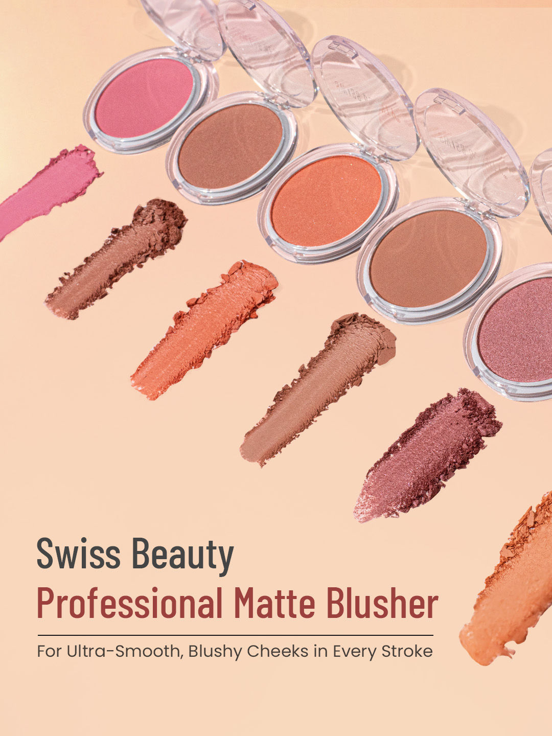 Swiss Beauty Professional Blusher - 05 Deep Plum
