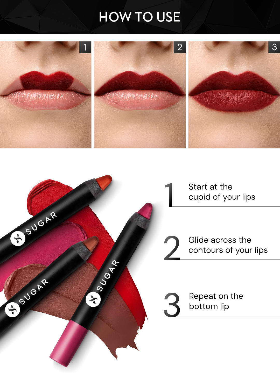 SUGAR Cosmetics Matte As Hell Crayon Lipstick - 07 Viola2.(599)