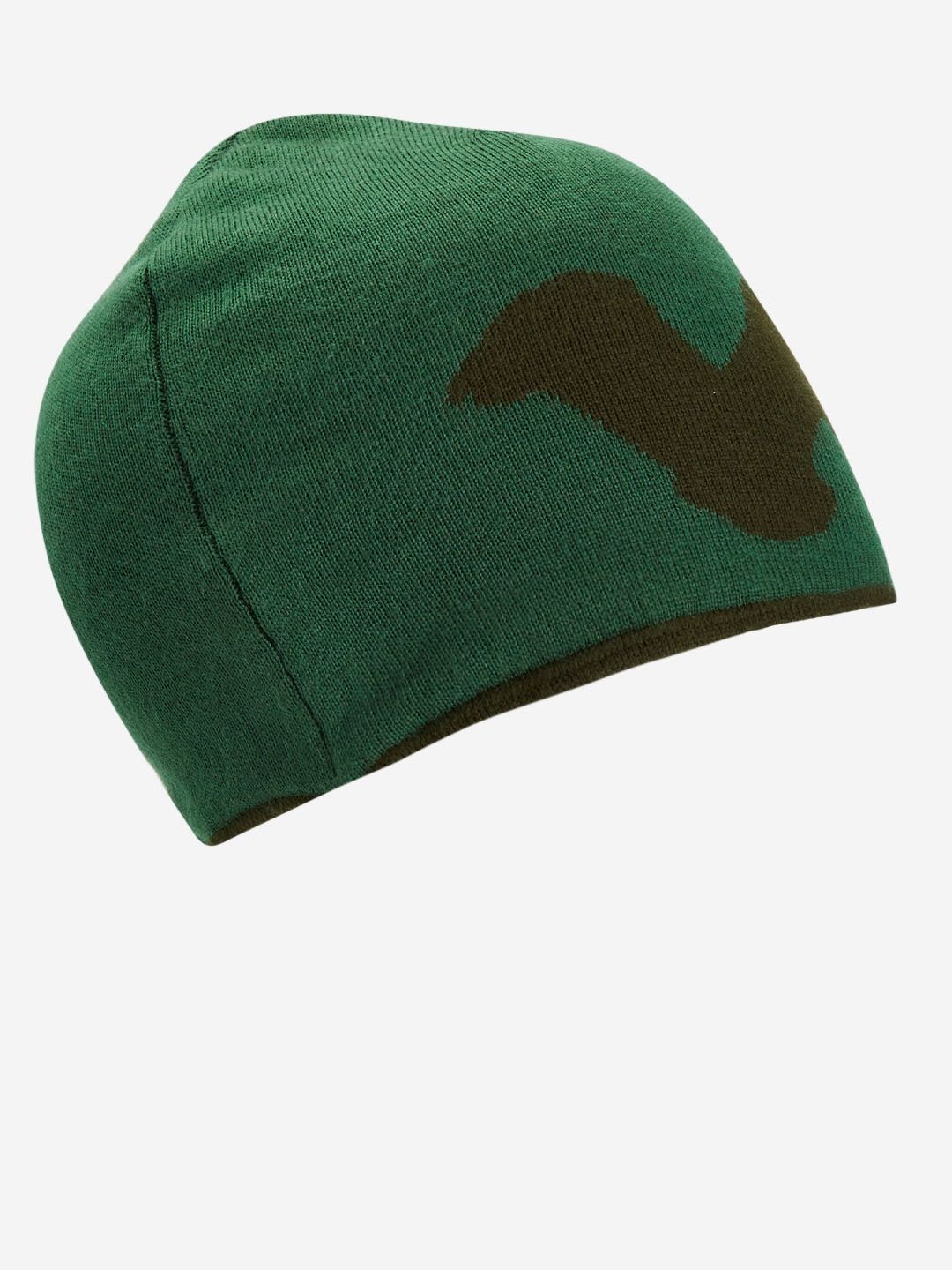 Wildcraft Unisex Solid Acrylic Skull Cap | Green - Free Size