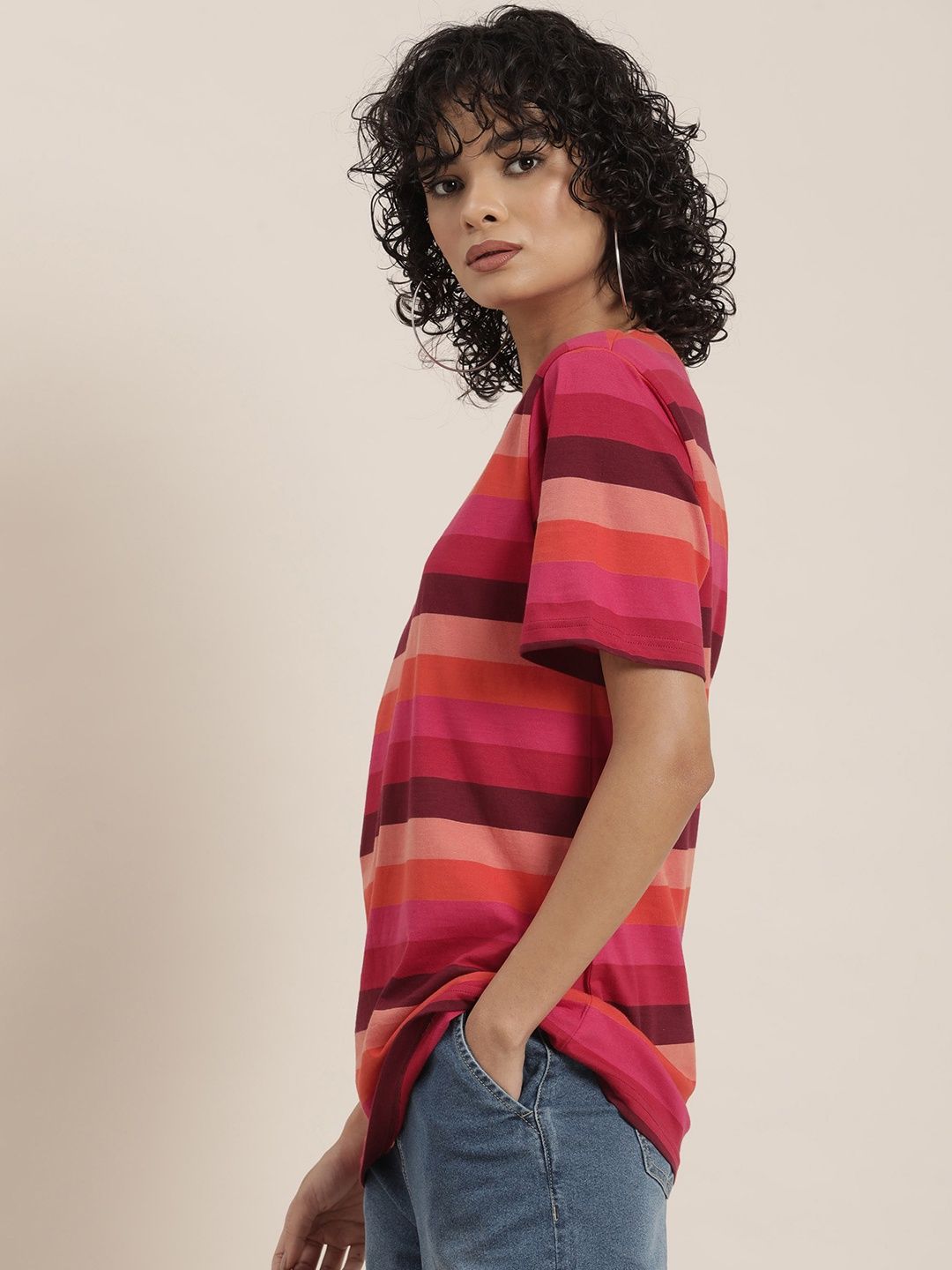 Difference of Opinion Women T-shirt - Multi | Printed | XL