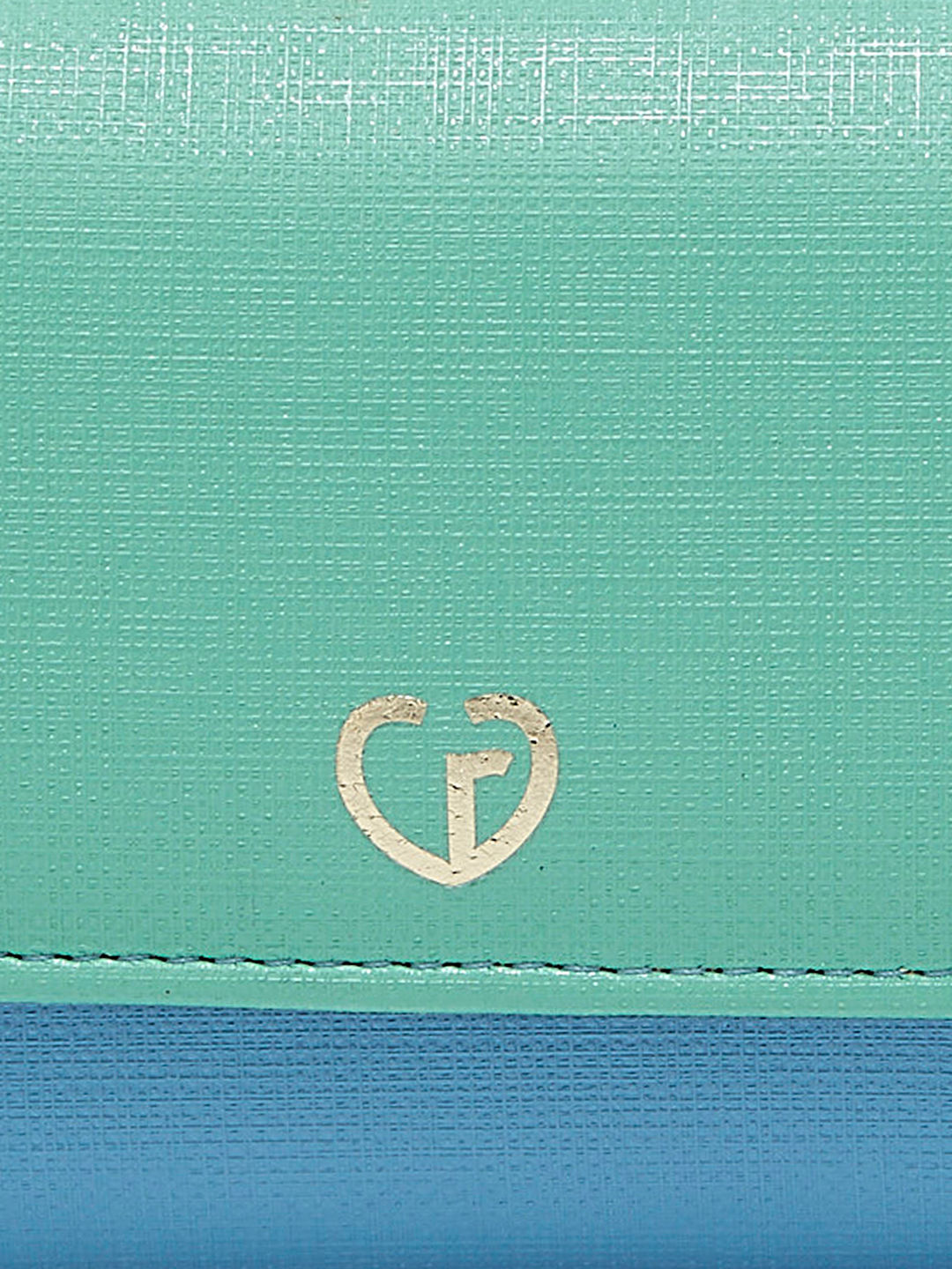 Caprese Women's Emerie Flaover Wallet | Blue - Medium