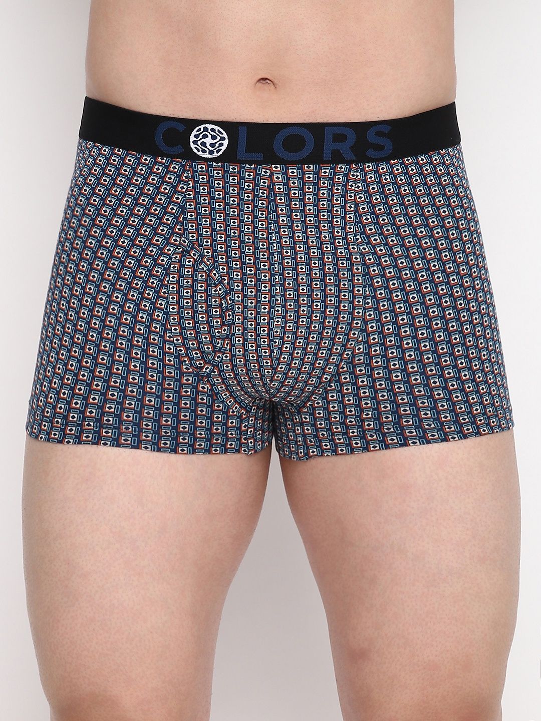 Rupa Colors Men's Front Open Printed Mini Trunk | Style 104 | Assorted - 100 cm