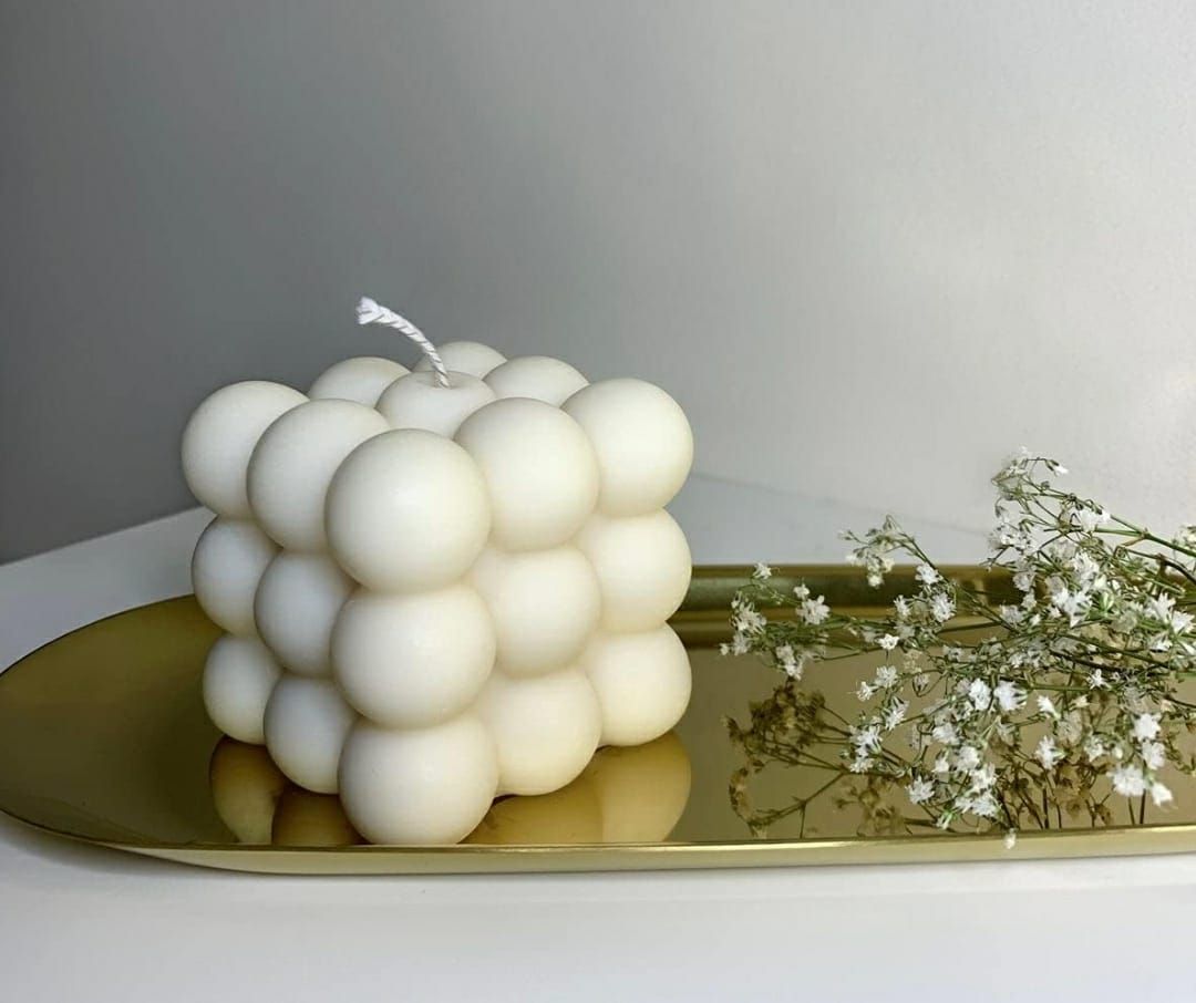 Hola Candles Big Bubble Candle - Assorted Colours | Citrus Sage Infinite