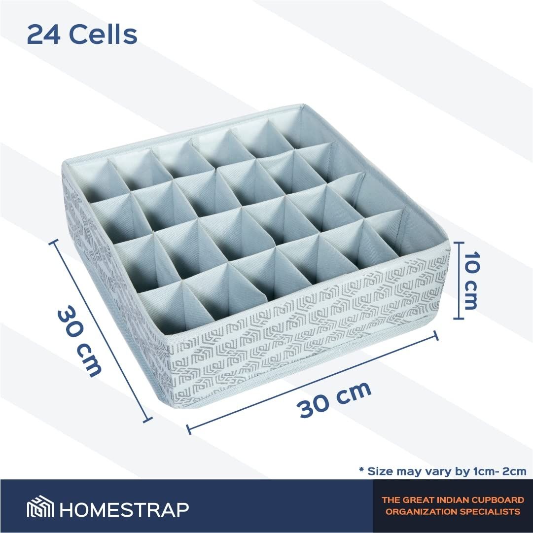 Homestrap 24 Compartment Wardrobe Socks Organizer