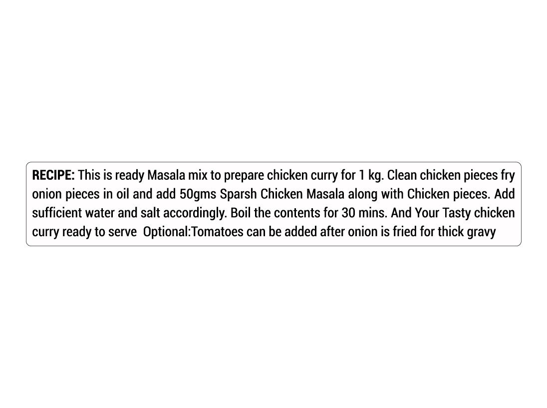 Sparsh Chicken Masala