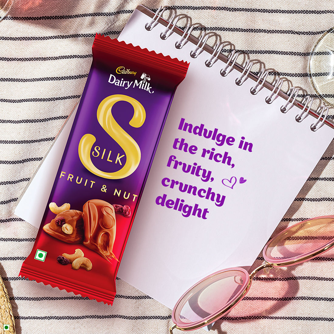 Cadbury Dairy Milk Silk Fruit And Nut Chocolate Bar & Chocolate Mousse Combo