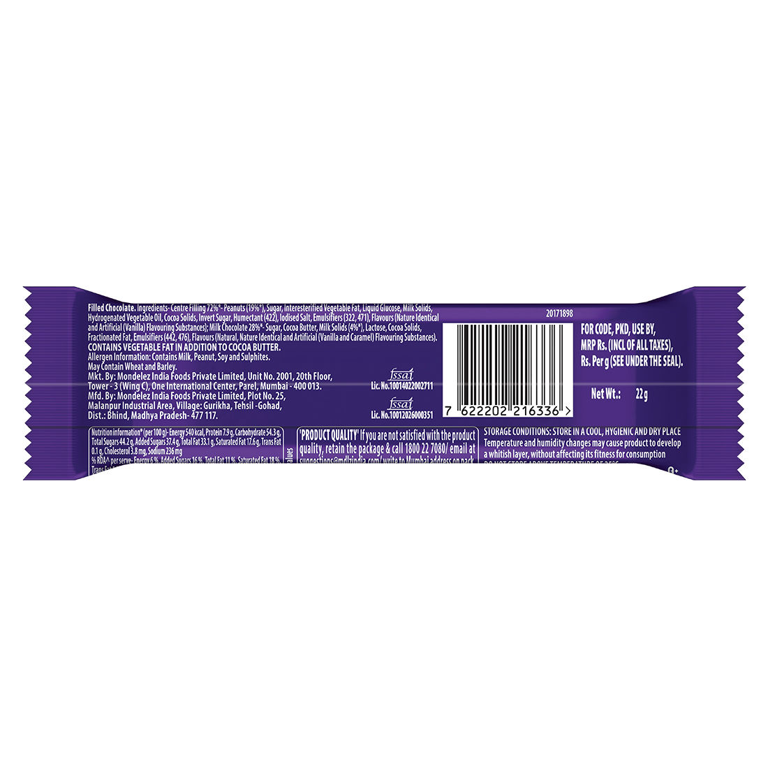 Cadbury Fuse Chocolate Bar