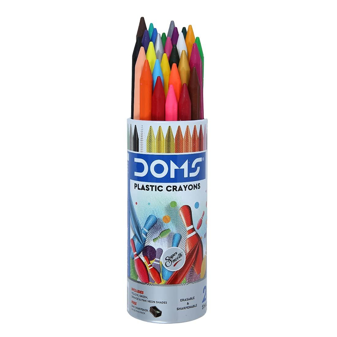 Doms Plastic Crayon Box