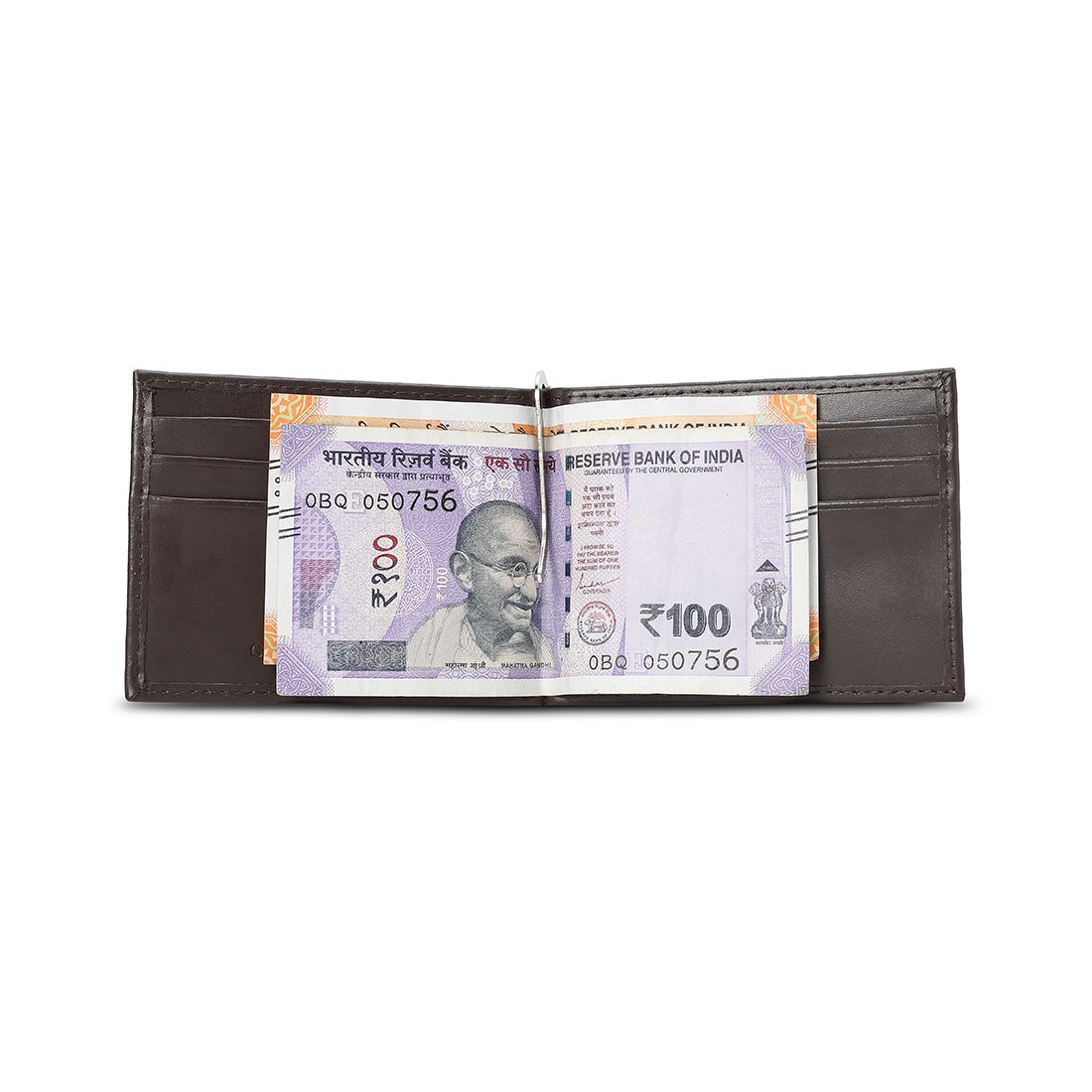 Puma Wallet Genuine Leather Unisex - Brown