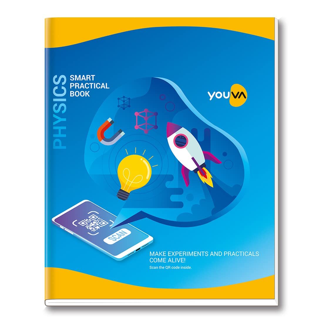 Navneet Youva | Project Paper With Designed Border | Practical Book | 1 Side Ruled / 1 Side Plain 