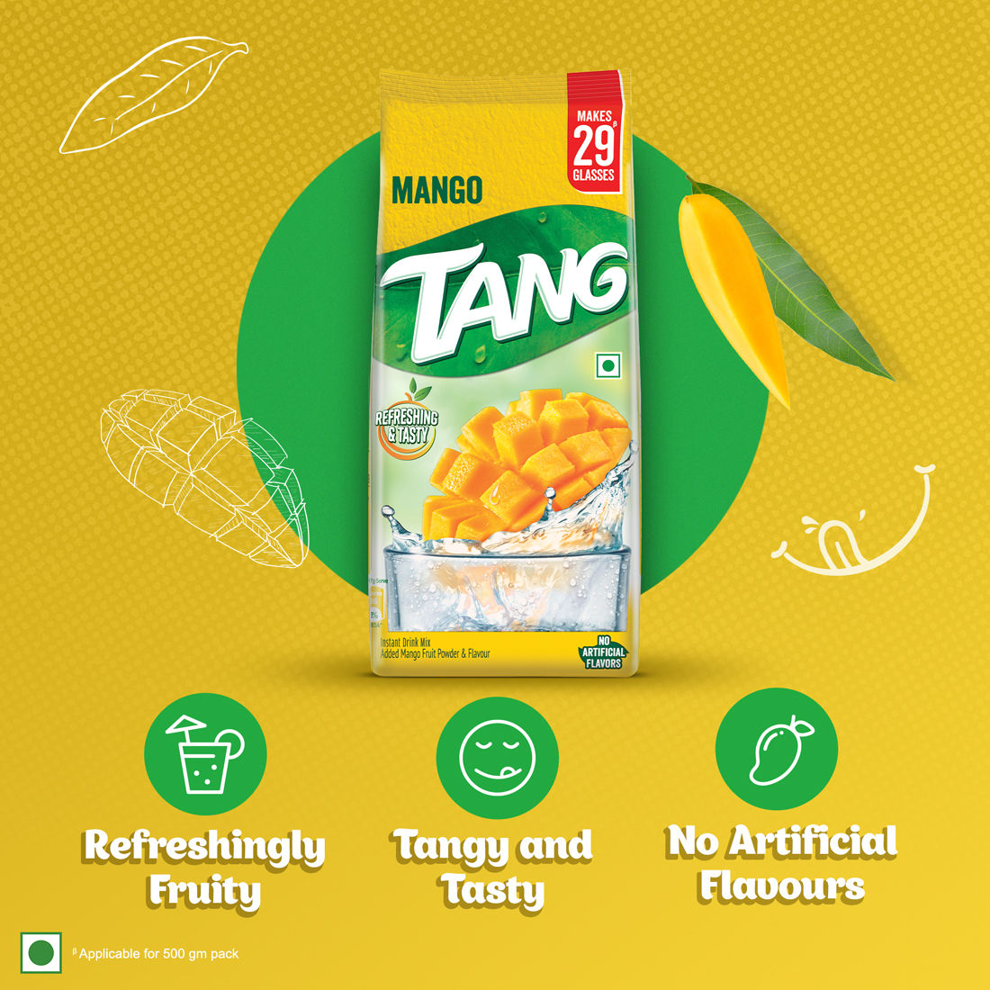 Tang Mango Instant Drink Mix 75 g Combo