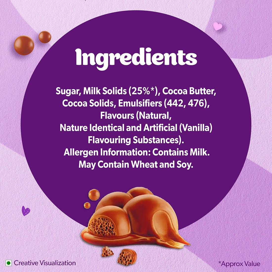 Cadbury Dairy Milk Silk Bubbly Chocolate Bar
