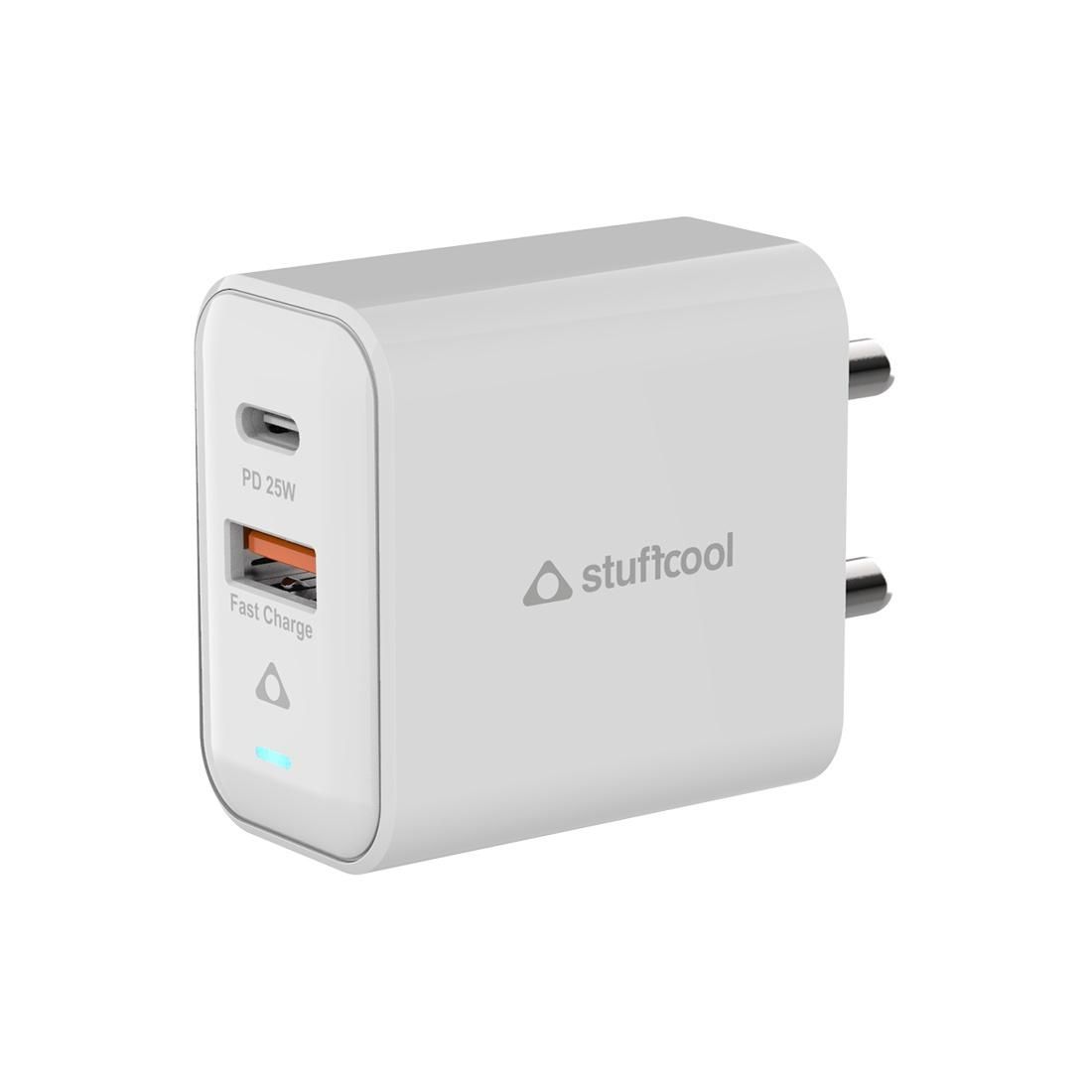 Stuffcool Flow 25W PD PPS Dual Port Charger