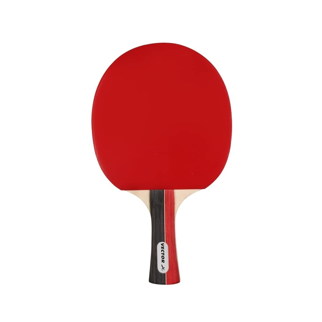Vector X Bigwinn Table Tennis Racket | Black-Red