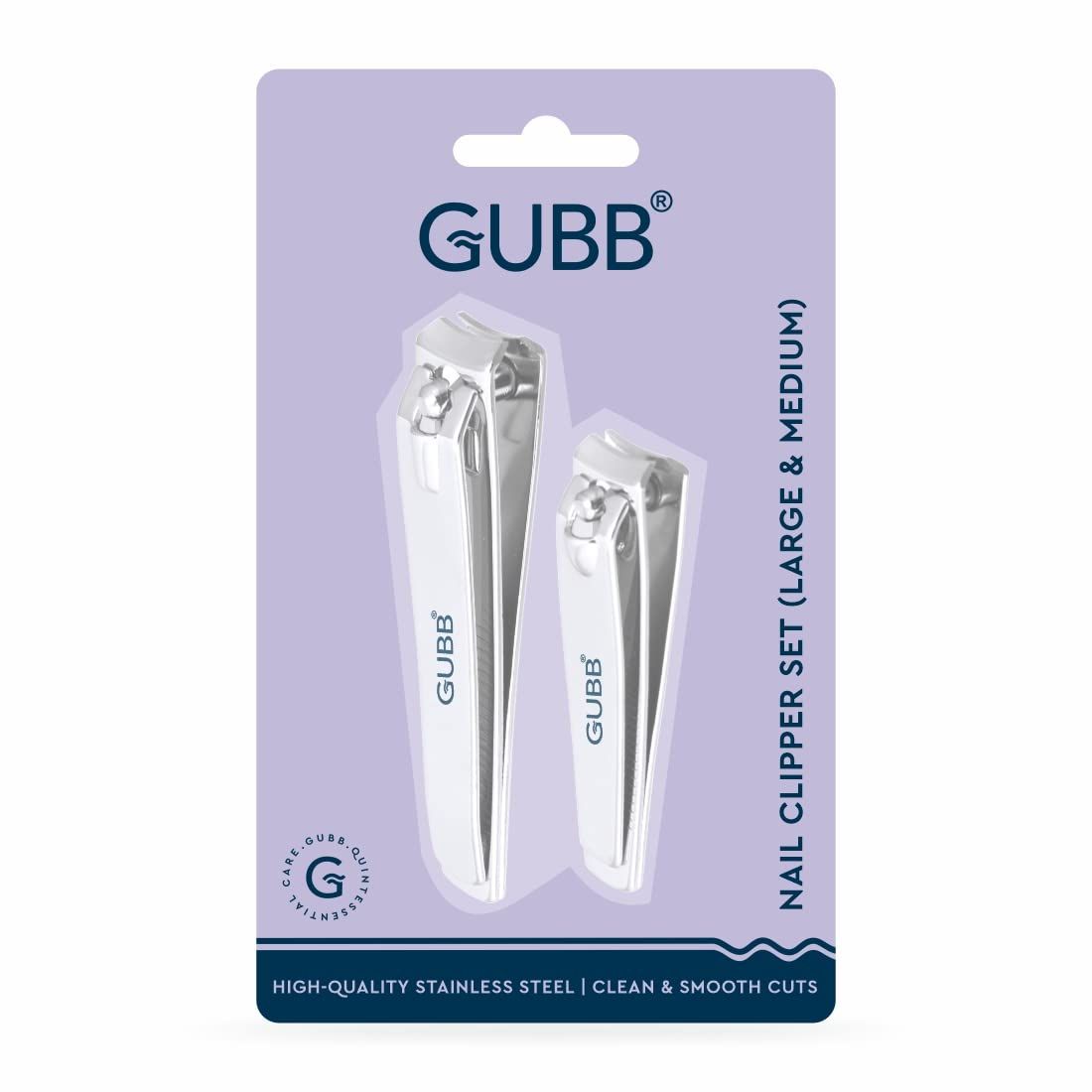 GUBB Nail Clipper Set (Large & Medium)