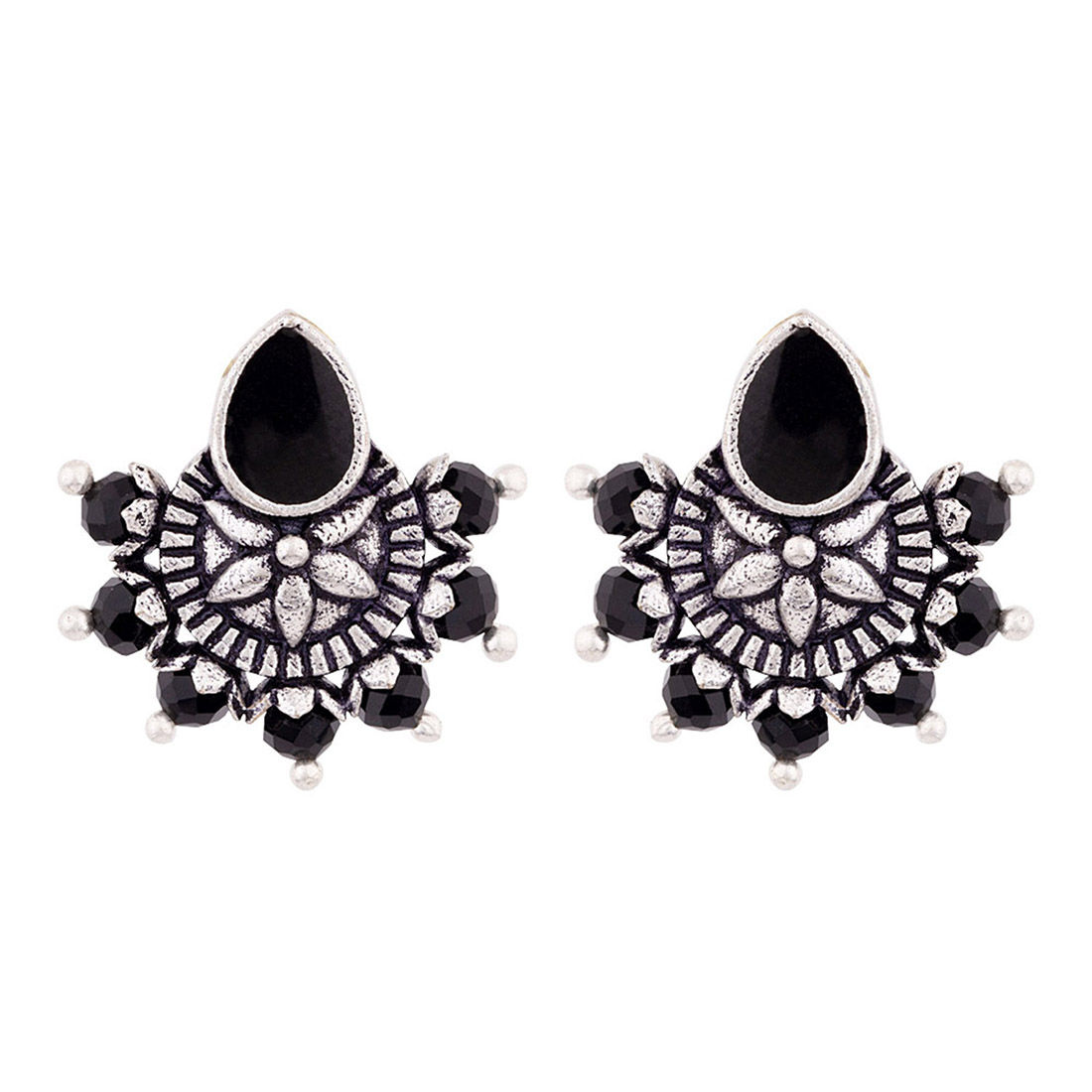 Voylla Nayantara Petals Motif Stud Earrings