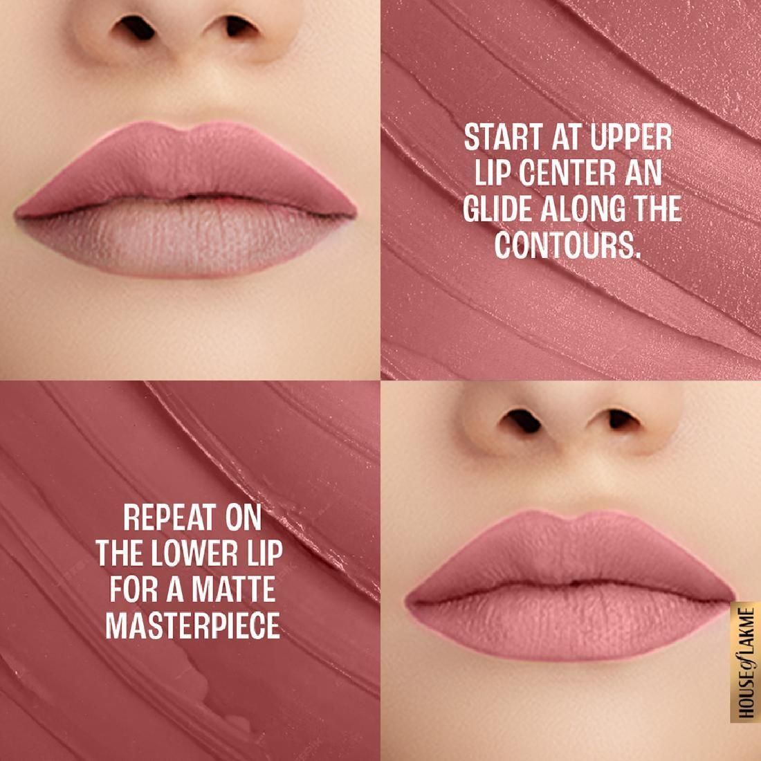 Lakme 9 To 5 Primer + Matte Lipstick- Salmon Pink