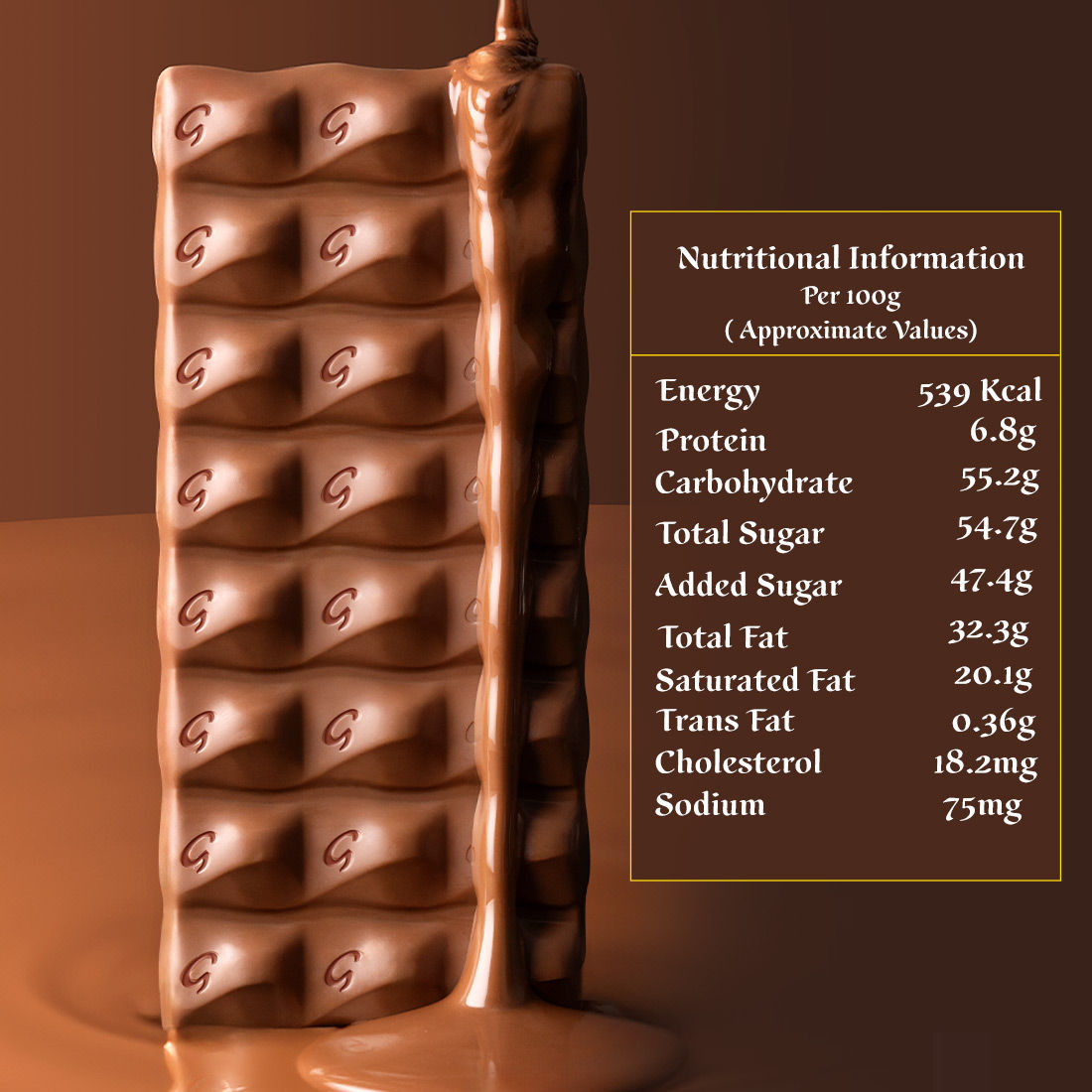 Galaxy Smooth Milk Chocolate Bar Loaded with the Goodness of Milk & Cocoa