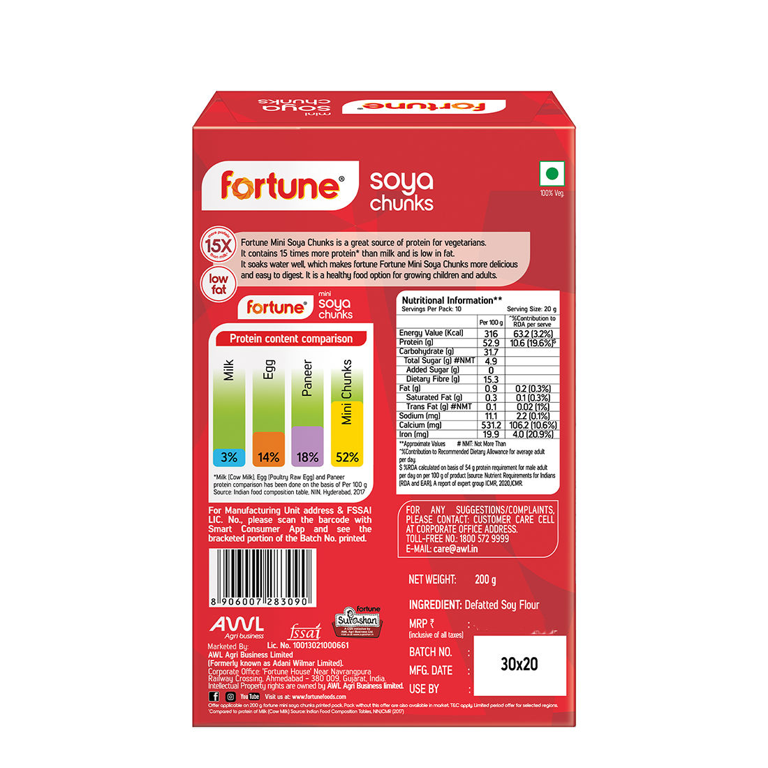 Fortune Mini Soya Chunks