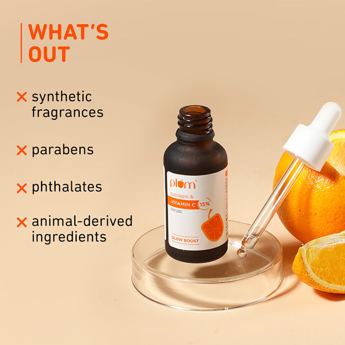 Plum 15% Vitamin C Face Serum With Mandarin
