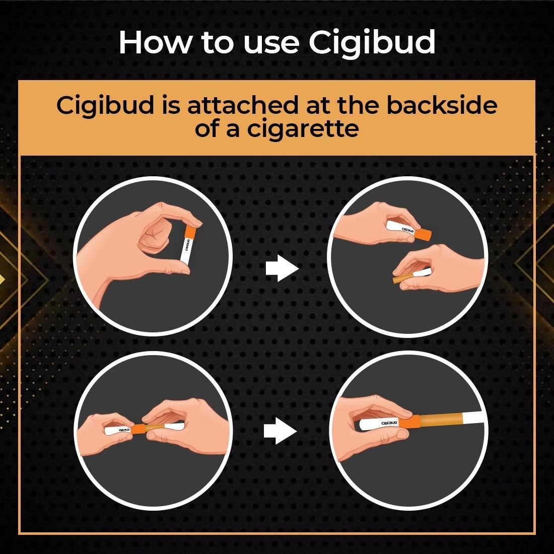 Cigibud Pro Green Cigarettes Filter
