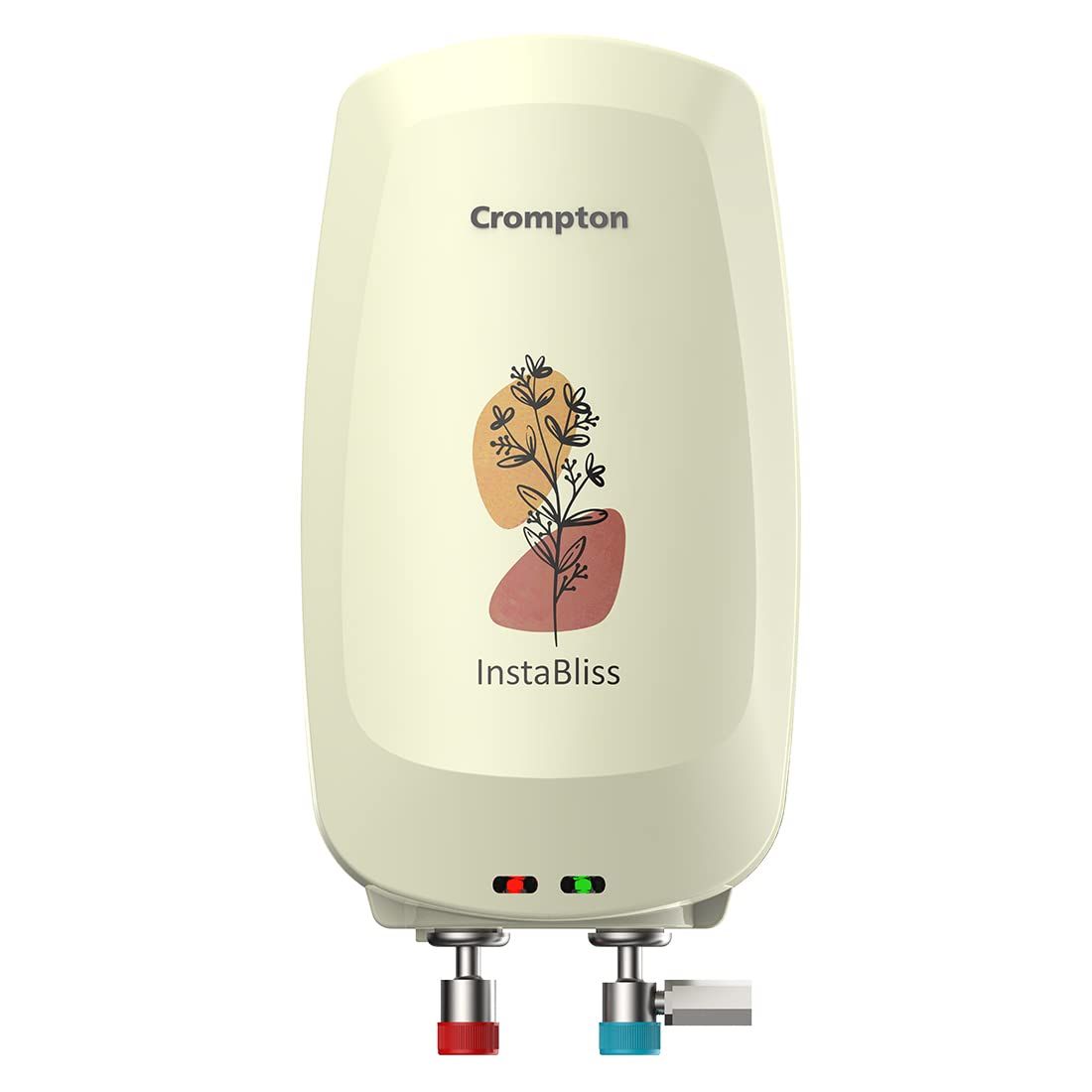 Crompton InstaBliss 3-L Instant Water Heater (Geyser) with Advanced 4 Level Safety (Ivory)