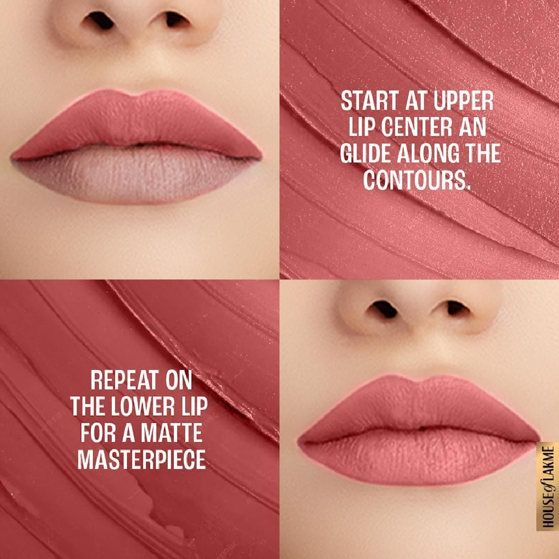Lakme 9 To 5 Primer + Matte Lipstick- Pink Watermelon