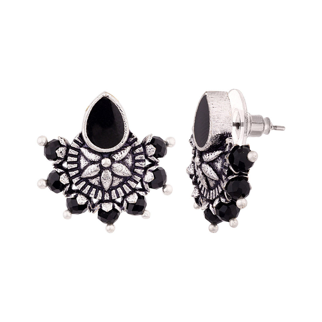 Voylla Nayantara Petals Motif Stud Earrings