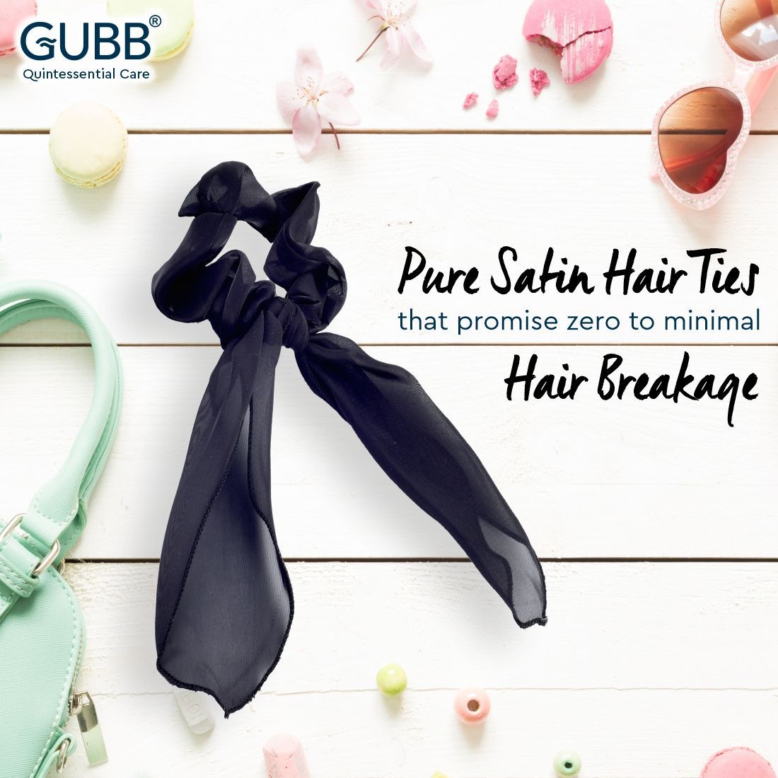 Gubb Noir Hues Scarf Scrunchie