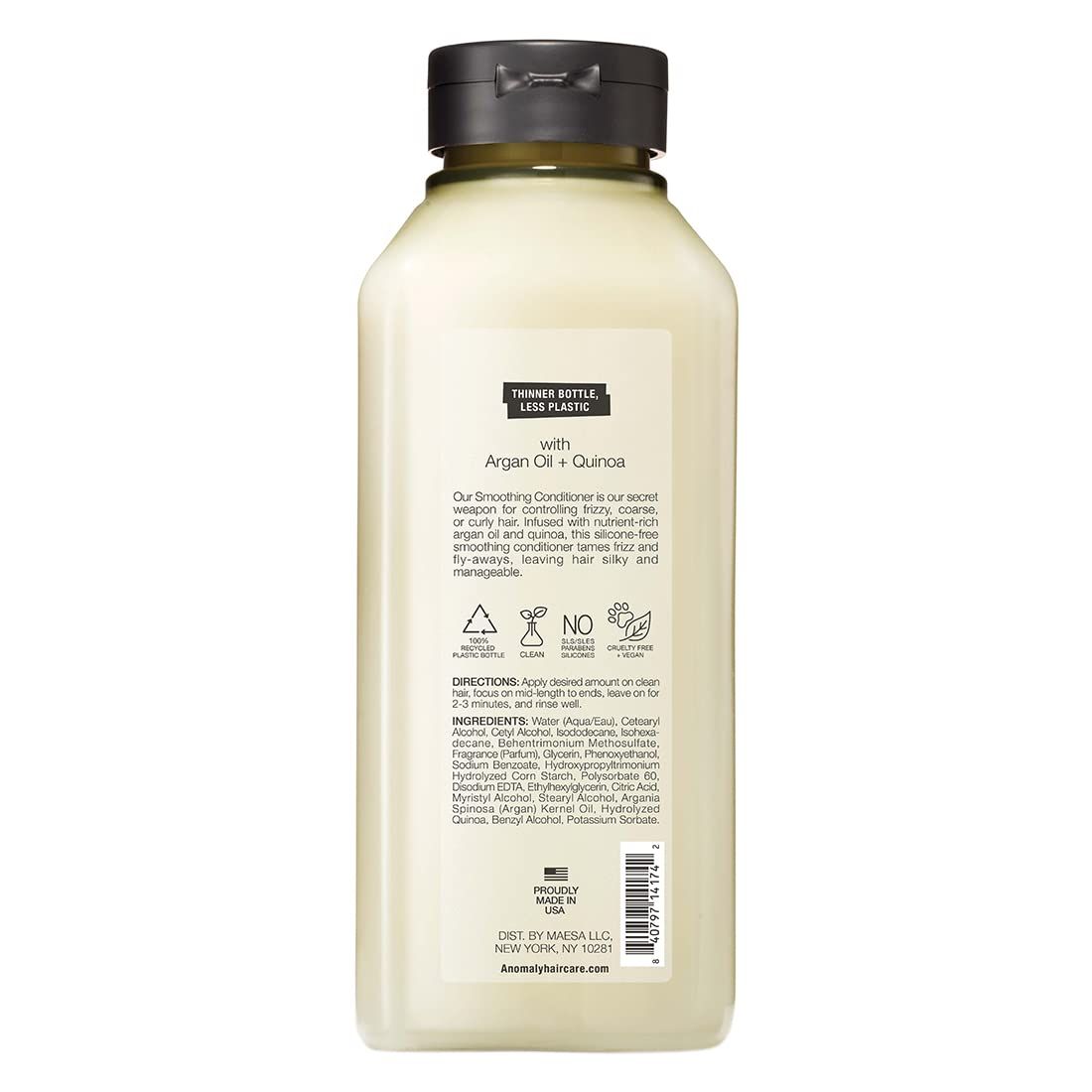 Anomaly Anti-Frizz Smoothing Conditioner With Argan Oil & Quinoa